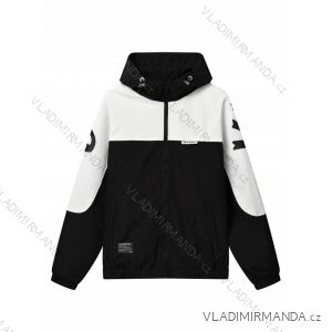 Bunda vetrovka na zips s kapucňou dlhý rukáv pánska (M-2XL) GLO-STORY GLO24MFY-4387