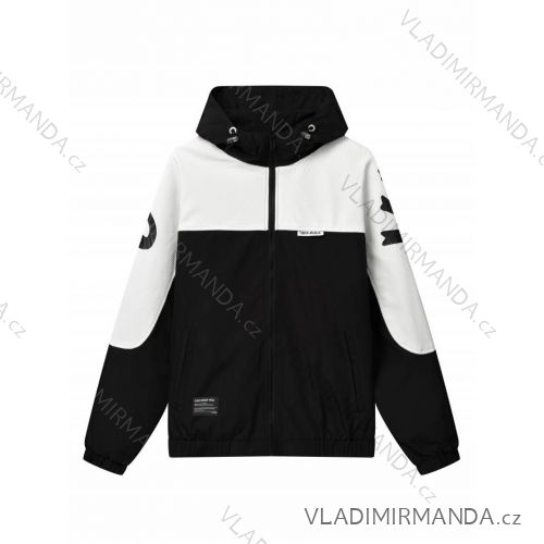 Bunda vetrovka na zips s kapucňou dlhý rukáv pánska (M-2XL) GLO-STORY GLO24MFY-4387