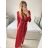 Šaty dlhé spoločenské trblietavé dlhý rukáv dámske (S/M ONE SIZE) TALIANSKA MODA IMM23M6168