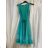 Šaty elegantné letné bez rukávov dámske (S/M/L ONE SIZE) TALIANSKA MÓDA IMHMS23NELA/DU - Farba   oranžová - veľkosť   M / L