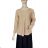 Sveter oversize úpletový dlhý rukáv dámsky (S/M ONE SIZE) TALIANSKA MóDA IMC23390/DR S/M svetlo béžová