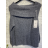 Sveter s rolákom dlhý rukáv dámsky (S/M ONE SIZE) TALIANSKA MÓDA IMPGM23Y-23650/DR S/M hnedá