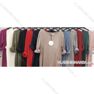 Tunika dlhý rukáv dámska (S/M/L ONE SIZE) TALIANSKA MÓDA IMPLI241202