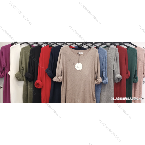 Tunika dlhý rukáv dámska (S/M/L ONE SIZE) TALIANSKA MÓDA IMPLI251202