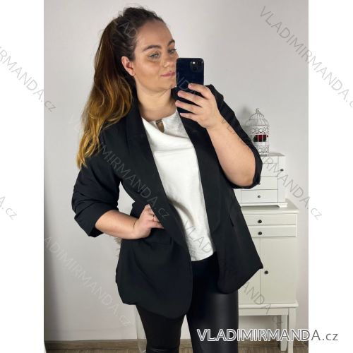 elegantné sako dámska (54-60) TALIANSKA MÓDA IMM23M85705