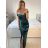 Šaty spoločenské carmen elegantné dámske (S/M ONE SIZE) TALIANSKA MODA IMS235378/DU S / M čierna