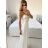 Šaty dlhé elegantné spoločenské na ramienka dámske (S/M/L ONE SIZE) TALIANSKA MÓDA IMPBB23B23376