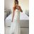 Šaty dlhé elegantné spoločenské na ramienka dámske (S/M/L ONE SIZE) TALIANSKA MÓDA IMPBB23B23376