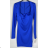 Šaty elegantný dlhý rukáv dámske (S/M ONE SIZE) TALIANSKA MÓDA IMPBB24S4773