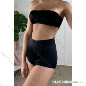 Súprava kraťasy a croptop dámska (S/M ONE SIZE) TALIANSKA MÓDA IMPBB24A12691