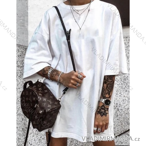 Šaty voľnočasové 3/4 dlhý rukáv dámske (S/M ONE SIZE) TALIANSKA MÓDA IMPBB2493329a