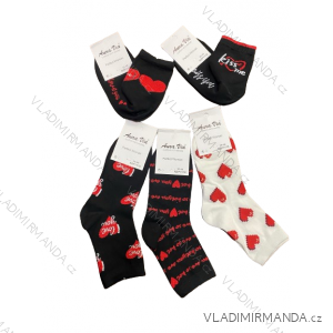 Ponožky dámske valentínske (35-38,38-41) AURA.VIA AURA24NZP1178