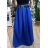 Sukňa maxi dlhá v páse na žabičkovanie dámska (S/M/L ONE SIZE) TALIANSKA MÓDA IMHMS23088/dur -   červená -   M / L