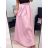 Sukňa maxi dlhá v páse na žabičkovanie dámska (S/M/L ONE SIZE) TALIANSKA MÓDA IMHMS23088/dur -   červená -   M / L