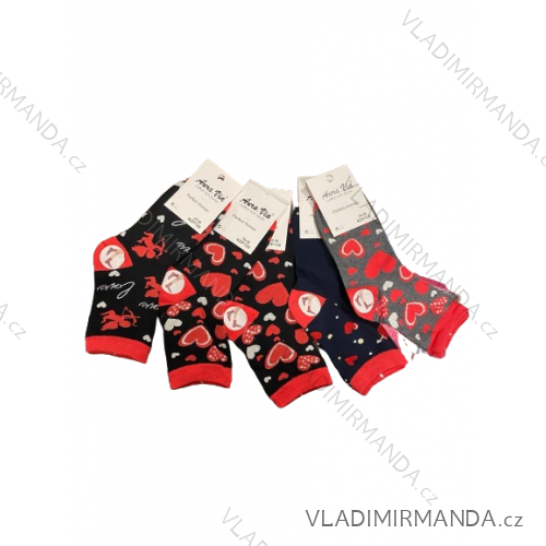 Ponožky dámske valentínske (35-38,38-41) AURA.VIA AURA24NZP720 - _barva viď foto - 38-41
