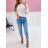 Tričko dlhý rukáv dámske (S/M ONE SIZE) TALIANSKA MÓDA IMWCH24008