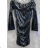 Šaty elegantné trblietavé s flitrami carmen dámske (S/M ONE SIZE) TALIANSKA MÓDA IMPMD2432087