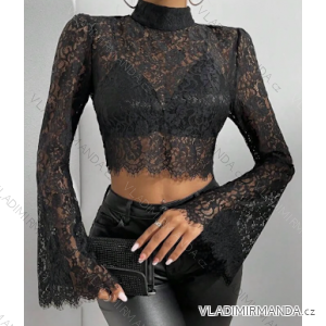 Croptop dlhý rukáv dámsky (S/M ONE SIZE) TALIANSKA MÓDA IMPMD2431761