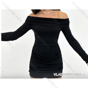 Šaty elegantný carmen  dámske (S/M ONE SIZE) TALIANSKA MÓDA IMPMD2431630L