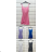 Šaty krátke na ramienka dámske (S/M ONE SIZE) TALIANSKA MÓDA IMPSH2493220 ružová S / M