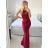 Šaty dlhé letné elegantné bez rukávov dámske (S/M ONE SIZE) TALIANSKA MÓDA IMPBB232L9618