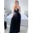 Šaty dlhé elegantné spoločenské na ramínka dámske (M/L ONE SIZE) TALIANSKA MóDA IM42380566 tmavo staroružová M / L