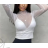 Croptop dlhý rukáv dámsky (S/M ONE SIZE) TALIANSKA MÓDA IMPLP2427380075