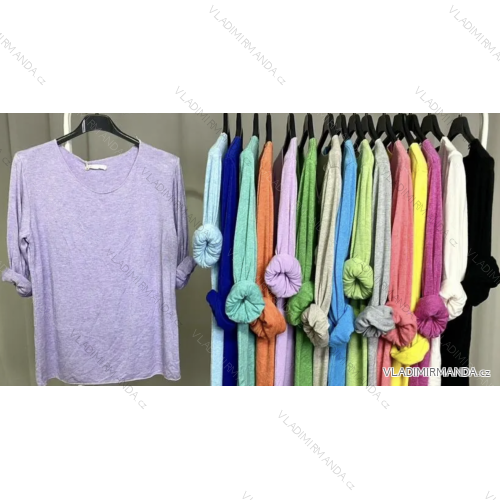 Tunika dlhý rukáv dámska (S/M/L ONE SIZE) TALIANSKA MÓDA IMPLP2412020060