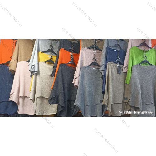 Sveter na gombíky dlhý rukáv dámsky (S/M/L over size) POĽSKÁ MÓDA PME23CORA