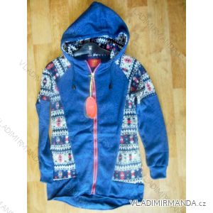 Mikina teplá dámska (m-2xl) LHD FASHION D286