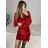 Šaty sametové elegantný dlhý rukáv dámske (S/M ONE SIZE) TALIANSKA MÓDA IMWAE234446