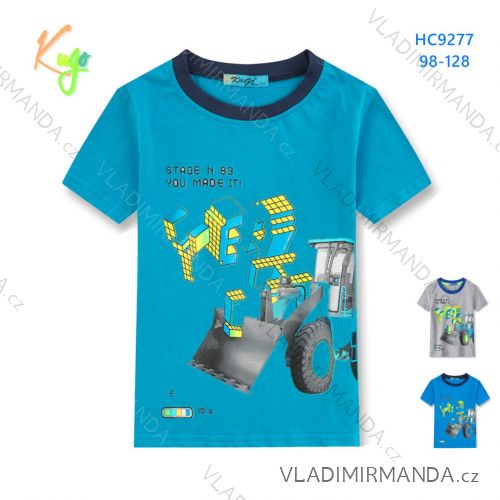 Tričko krátky rukáv detské chlapčenské (98-128) KUGO HC9277