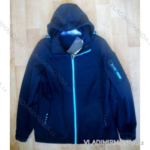 Bunda softshell flaušová podšívka dámska (xl-4XL) Lanter 12037
