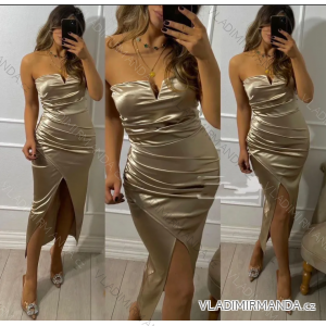 Šaty dlhé spoločenské bez rukávu dámske (S/M ONE SIZE) TALIANSKA MÓDA IMPLS2432150