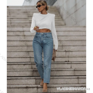 Croptop dlhý rukáv dámsky (S/M ONE SIZE) TALIANSKA MÓDA IMPLS2420804