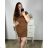 Šaty pouzdrové elegantní společenské dámske (2XL-4XL) TALIANSKA MóDA IMM23CAROL
