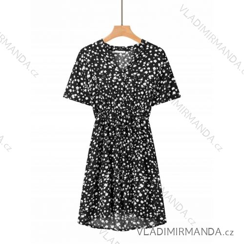 Šaty letné krátky rukáv dámske (S-XL) GLO-STORY GLO24WYQ-4453-3