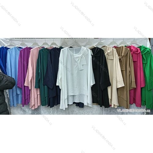 Tunika dlhý rukáv dámska nadrozmer (3XL/4XL ONE SIZE) TALIANSKA MÓDA IMWQ24031