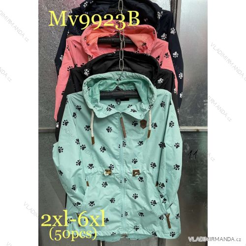 Bunda slabá s kapucňou dámska nadrozmer (2XL-6XL) VINTE VIN24MV9923B