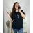 Tunika s príveskom dlhý rukáv dámska nadrozmer (3XL/4XL ONE SIZE) TALIANSKA MÓDA IMWQ24002