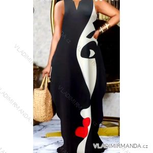 Šaty dlhé oversize bez rukávu dámske (S/M/L ONE SIZE) TALIANSKA MÓDA IMWBT24005