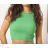 Croptop bez rukávov dámsky (XS-XL) GLO-STORY GLO24WBX-B4435-4