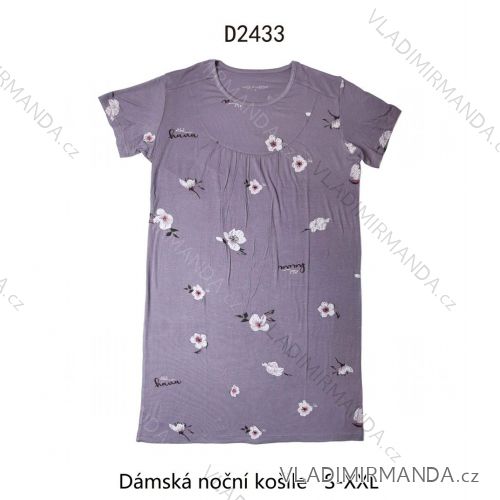 Nočná košeľa krátky rukáv dámska (S-2XL) WOLF D2433