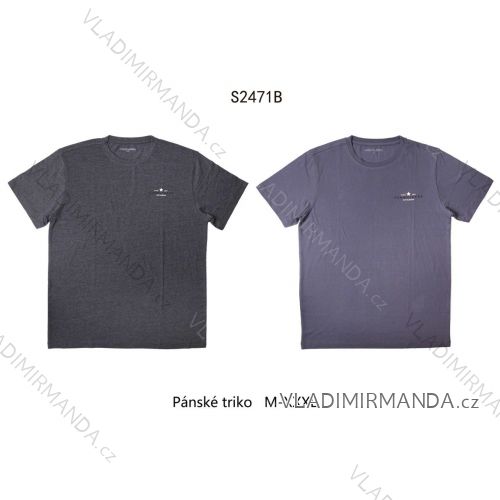 Tričko krátky rukáv pánske (M-3XL) WOLF S2471B