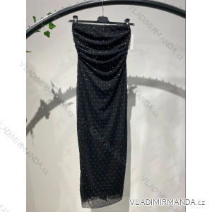 Šaty dlhé spoločenské bez rukávu dámske (S/M ONE SIZE) TALIANSKA MÓDA IMPLS2430875