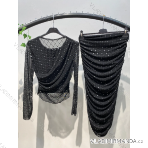 Súprava elegantná top a sukňa dámska (S/M ONE SIZE) TALIANSKA MÓDA IMPLS2430905_30904