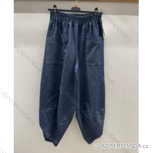Nohavice riflové dlhé dámske (S/M ONE SIZE) TALIANSKA MÓDA IMPDY24SY33211