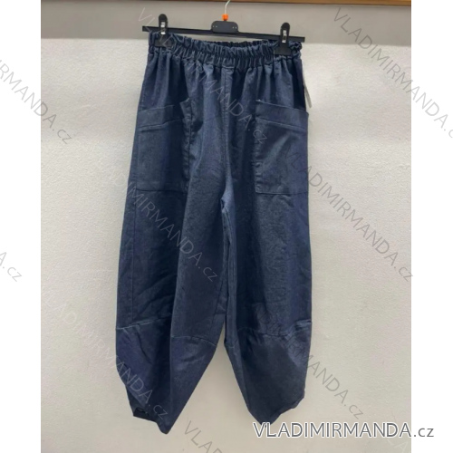Nohavice riflové dlhé dámske (S/M ONE SIZE) TALIANSKA MÓDA IMPDY24SY33211