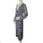 Šaty dlhé šifónové dlhý rukáv dámske (S/M ONE SIZE) TALIANSKA MÓDA IMWGM233910-2/DU -   tmavo modrá -   S / M