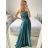 Šaty elegantné na ramienka dámske (S/M ONE SIZE) TALIANSKA MÓDA IMPBB2380836bl